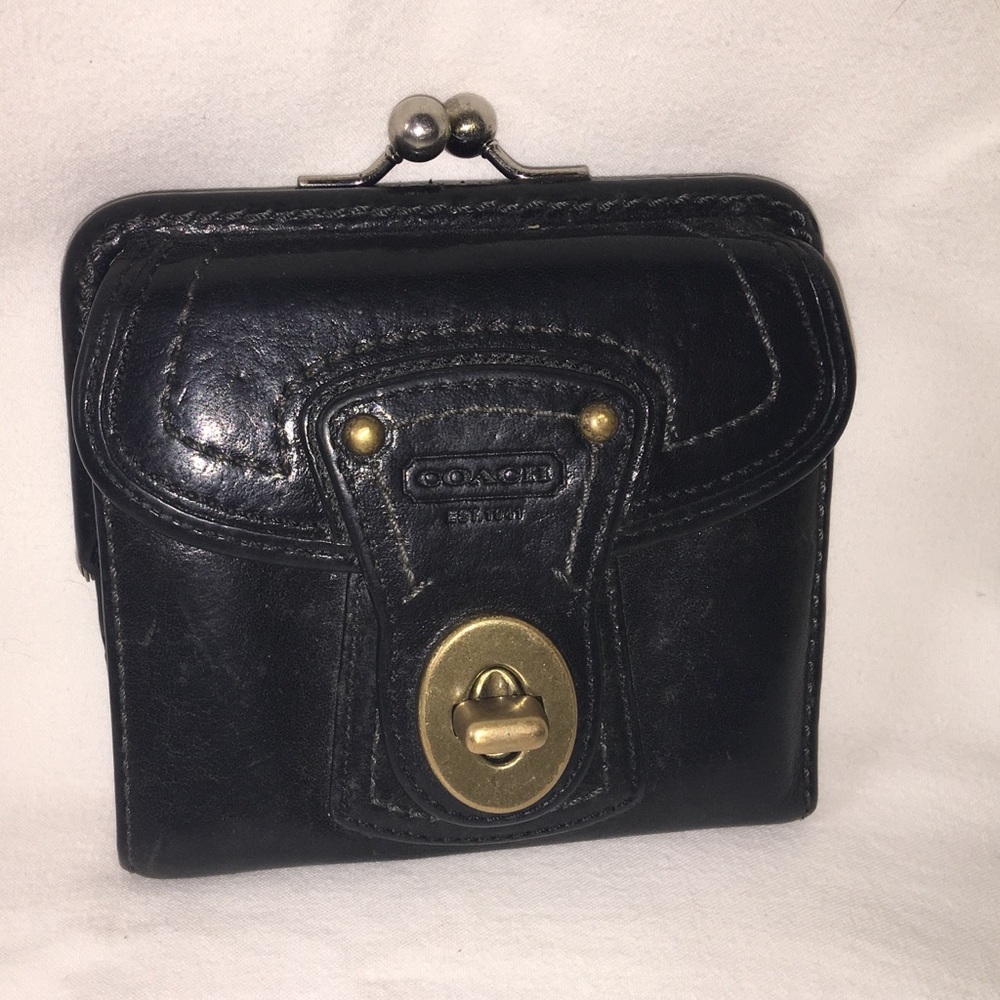 Coach Turn Lock Wallet
